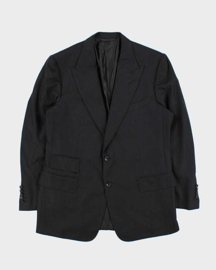 Tom Ford Grey Striped Pure Cashmere Notched Lapel Blazer - XXXL