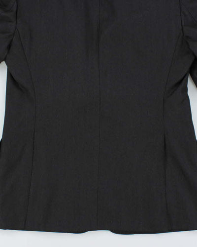 Tom Ford Grey Striped Pure Cashmere Notched Lapel Blazer - XXXL