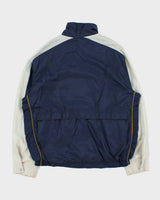 Vintage 1990s Nike Two-Tone Soft Shell Full-Zip Windbreaker Jacket - M
