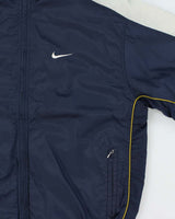 Vintage 1990s Nike Two-Tone Soft Shell Full-Zip Windbreaker Jacket - M