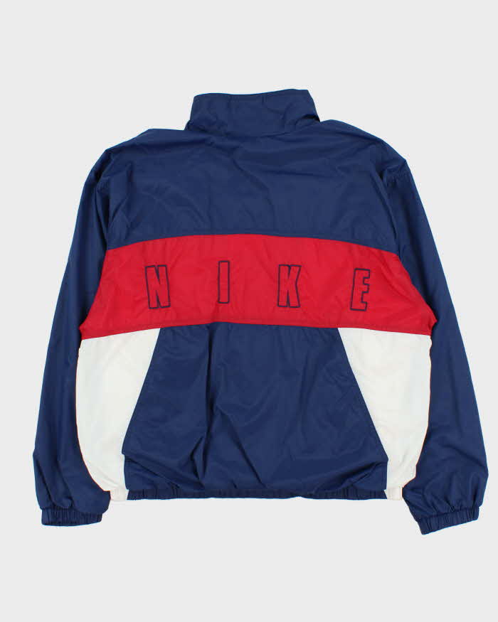 Vintage 1990s Nike USA Soft Shell Full-Zip Windbreaker Jacket - M