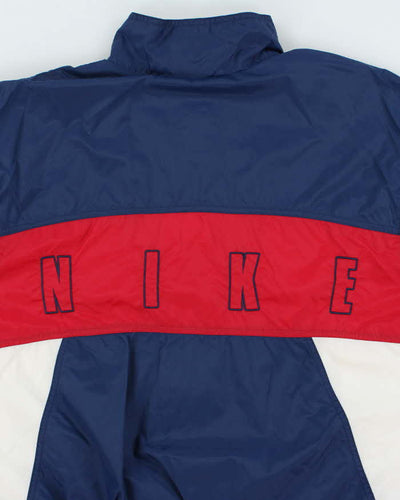 Vintage 1990s Nike USA Soft Shell Full-Zip Windbreaker Jacket - M