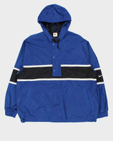 Vintage 1990s Nike Snap Button Hooded Oversized Pullover Windbreaker Jacket - L