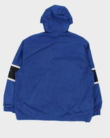 Vintage 1990s Nike Snap Button Hooded Oversized Pullover Windbreaker Jacket - L