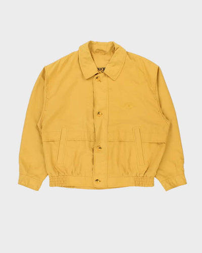 Vintage 00s Bugatti Soft Shell Mustard Harrington Jacket - XXL