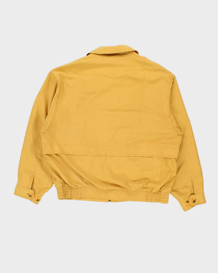 Vintage 00s Bugatti Soft Shell Mustard Harrington Jacket - XXL
