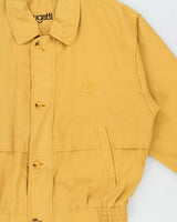 Vintage 00s Bugatti Soft Shell Mustard Harrington Jacket - XXL