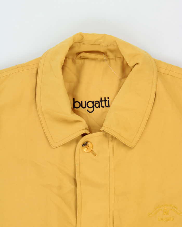Vintage 00s Bugatti Soft Shell Mustard Harrington Jacket - XXL