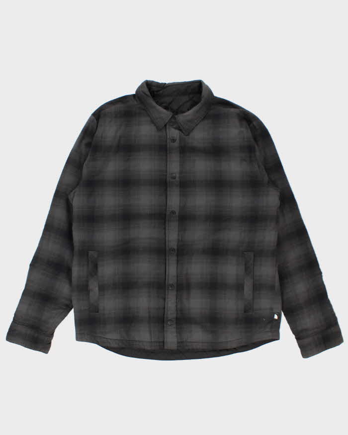Vintage The North Face Quilt Plaid Reversible Shacket - L
