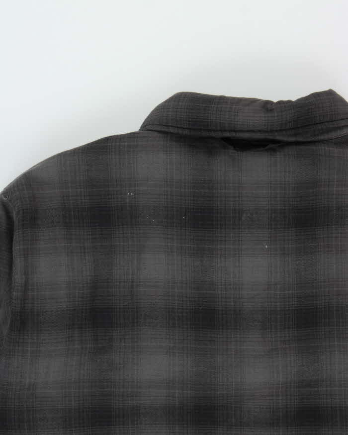 Vintage The North Face Quilt Plaid Reversible Shacket - L