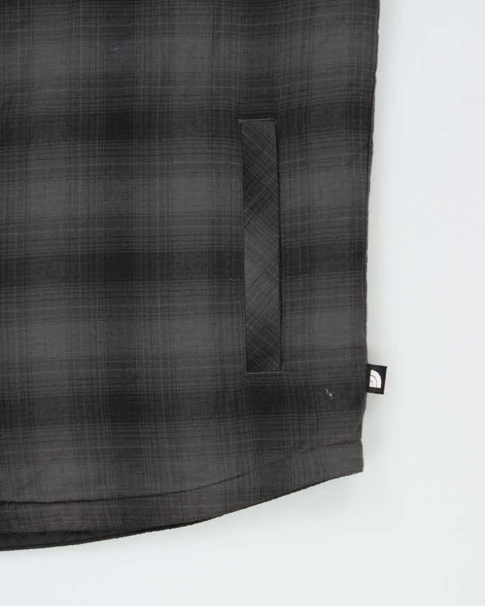 Vintage The North Face Quilt Plaid Reversible Shacket - L