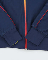 Vintage Nike Barcelona Football Club Navy Track Jacket - S