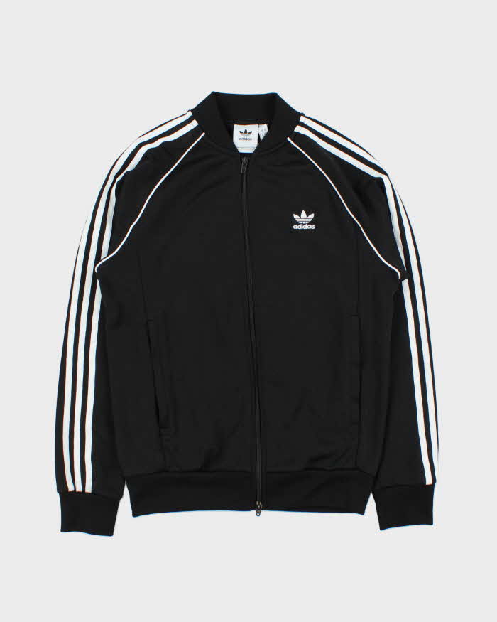 Vintage Adidas Originals Superstar Black &amp; White Track Jacket - M