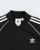 Vintage Adidas Originals Superstar Black &amp; White Track Jacket - M