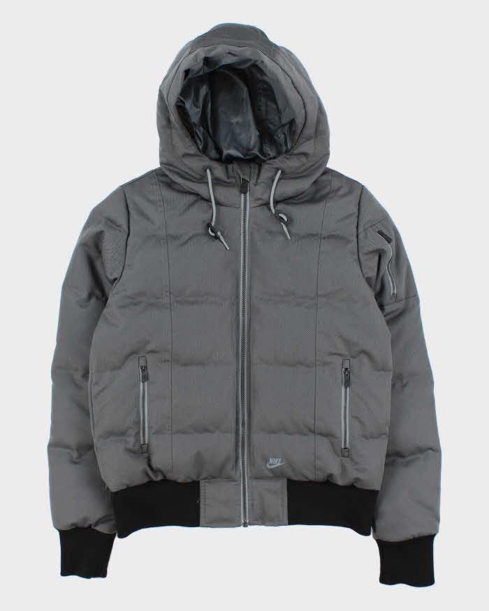 Vintage Y2K 00s Nike 550 Down Fill Hooded Puffer Jacket - L