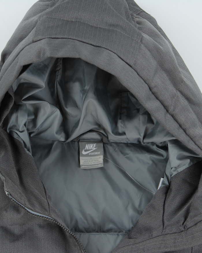 Vintage Y2K 00s Nike 550 Down Fill Hooded Puffer Jacket - L