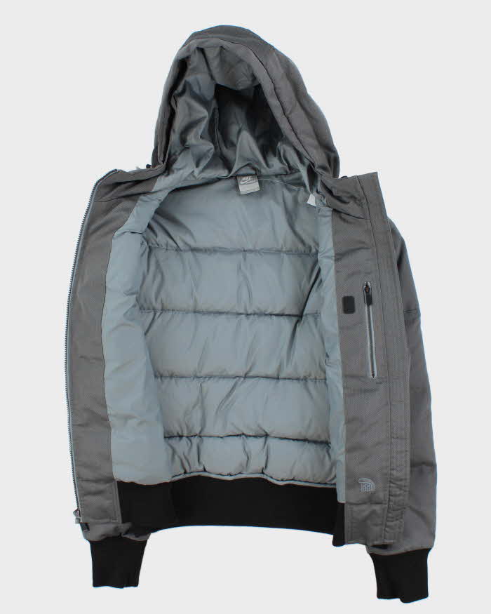 Vintage Y2K 00s Nike 550 Down Fill Hooded Puffer Jacket - L