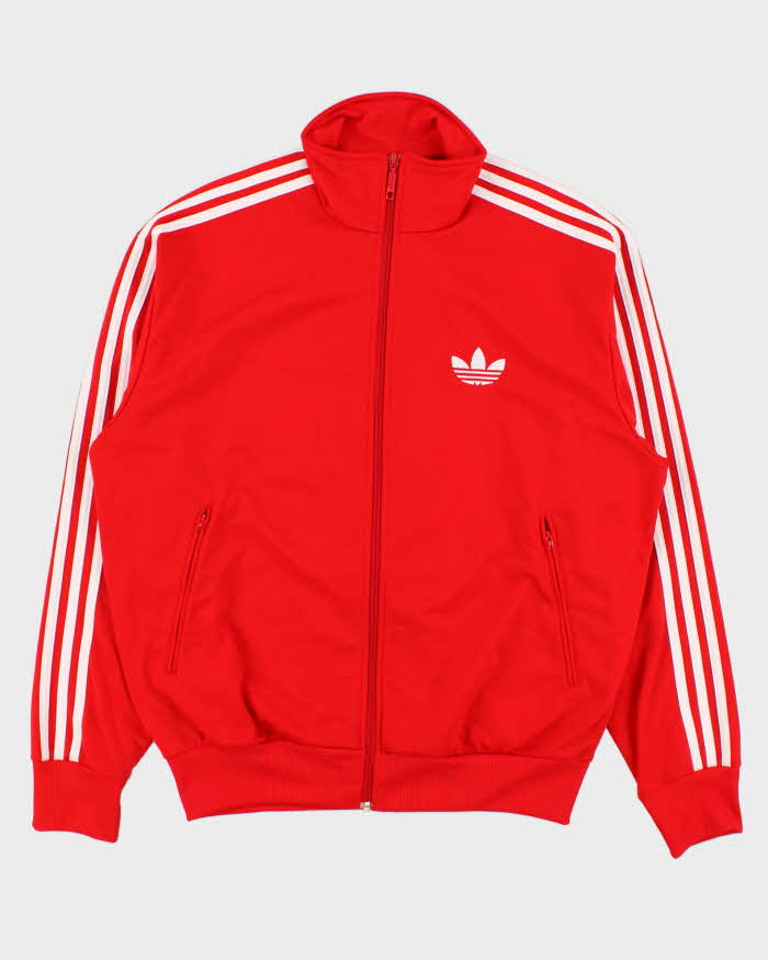 Vintage Y2K 00s Red Adidas Originals Firebird Track Jacket - L