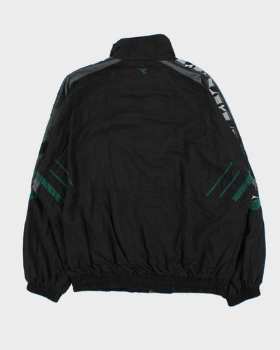 Vintage 1990s Diadora Football Shell Windbreaker Jacket - L
