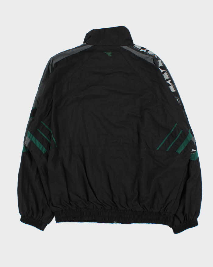 Vintage 1990s Diadora Football Shell Windbreaker Jacket - L