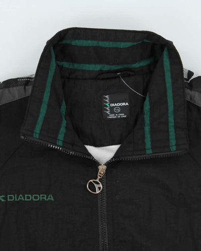 Vintage 1990s Diadora Football Shell Windbreaker Jacket - L