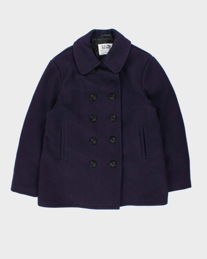 Vintage Schott Wool Pea Coat - L