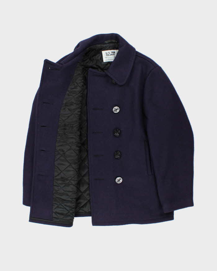 Vintage Schott Wool Pea Coat - L