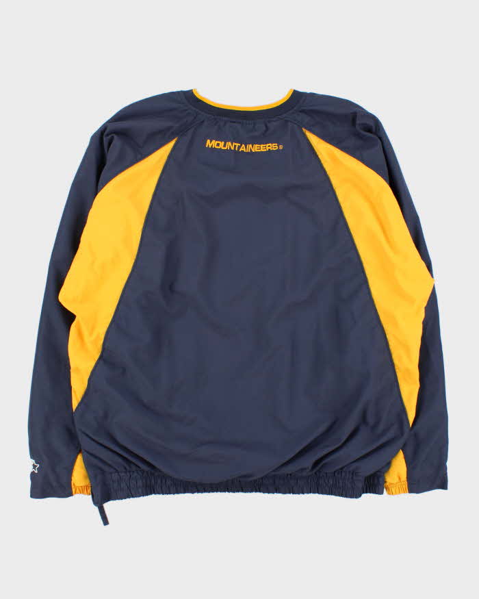 Vintage 00s Starter West Virginia Soft Shell Pullover Team Jacket - L