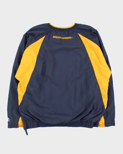 Vintage 00s Starter West Virginia Soft Shell Pullover Team Jacket - L