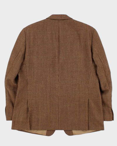 Vintage 1990s Lauren Ralph Lauren Tweed Wool Single Breasted Blazer - S
