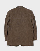 Vintage 1980s Pierre Cardin Wool Tweed Single Breasted Blazer - M