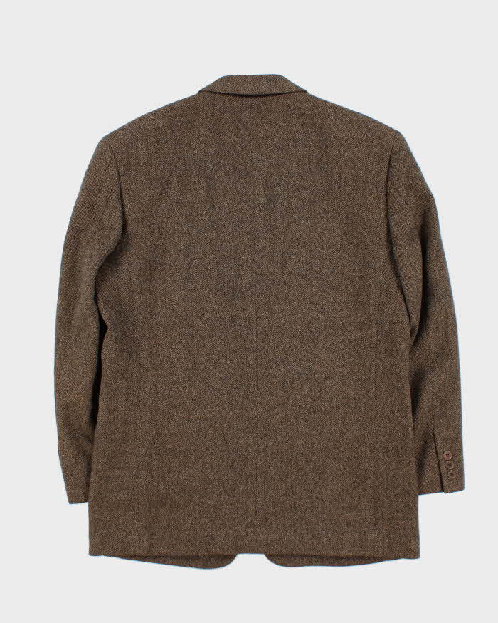 Vintage 1980s Pierre Cardin Wool Tweed Single Breasted Blazer - M