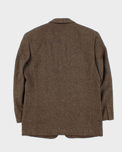 Vintage 1980s Pierre Cardin Wool Tweed Single Breasted Blazer - M