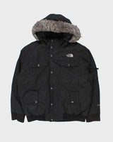 Vintage The North Face Hyvent Faux Fur Hooded Down Fill Puffer Jacket - XL
