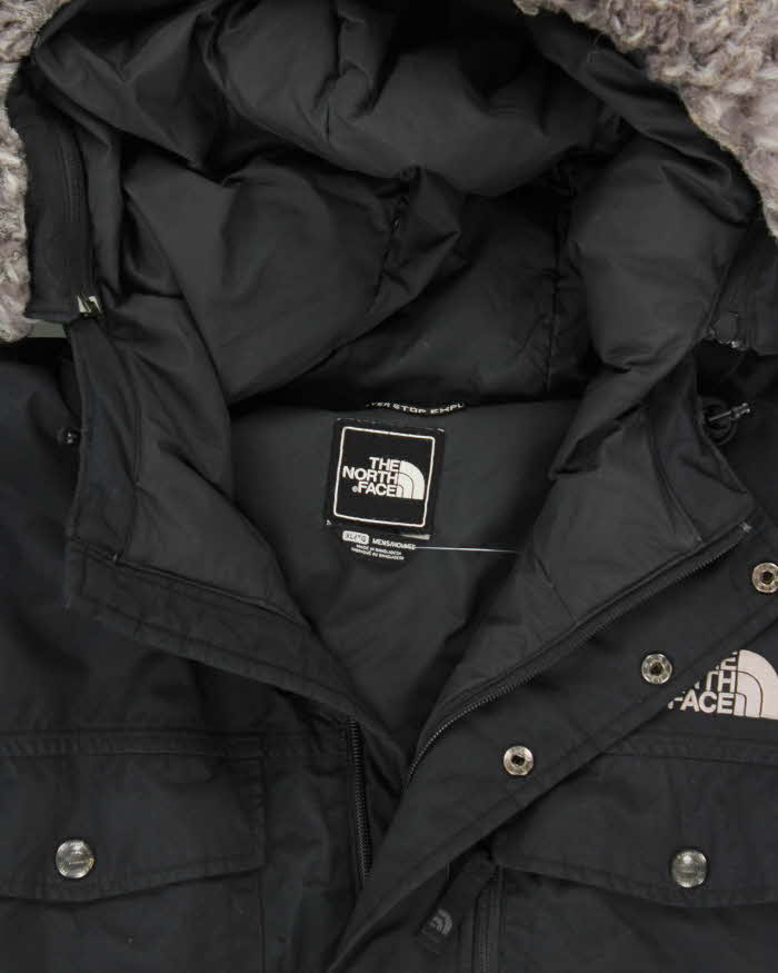 Vintage The North Face Hyvent Faux Fur Hooded Down Fill Puffer Jacket - XL