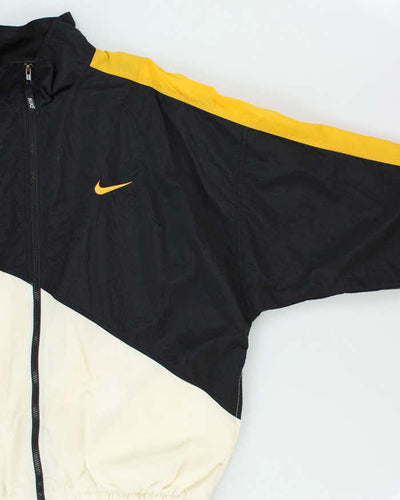Vintage 1990s Nike Big Swoosh Shell Windbreaker Jacket - L