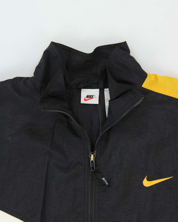 Vintage 1990s Nike Big Swoosh Shell Windbreaker Jacket - L