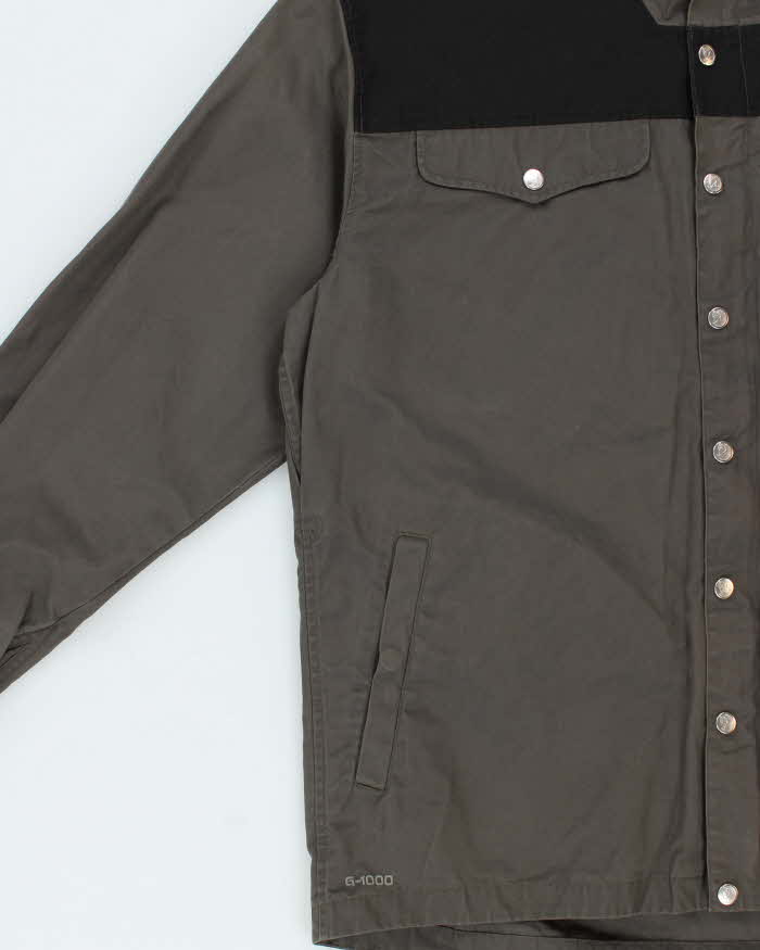 Vintage Fjall Raven Greenland Special Edition G-1000 Waxed Cotton Leather Trim Anorak - XL