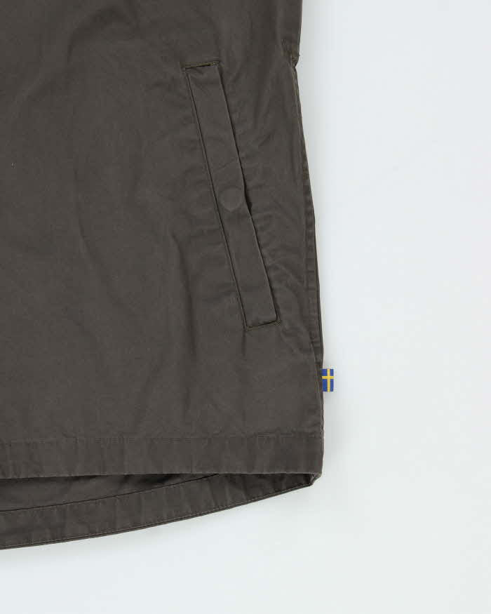 Vintage Fjall Raven Greenland Special Edition G-1000 Waxed Cotton Leather Trim Anorak - XL