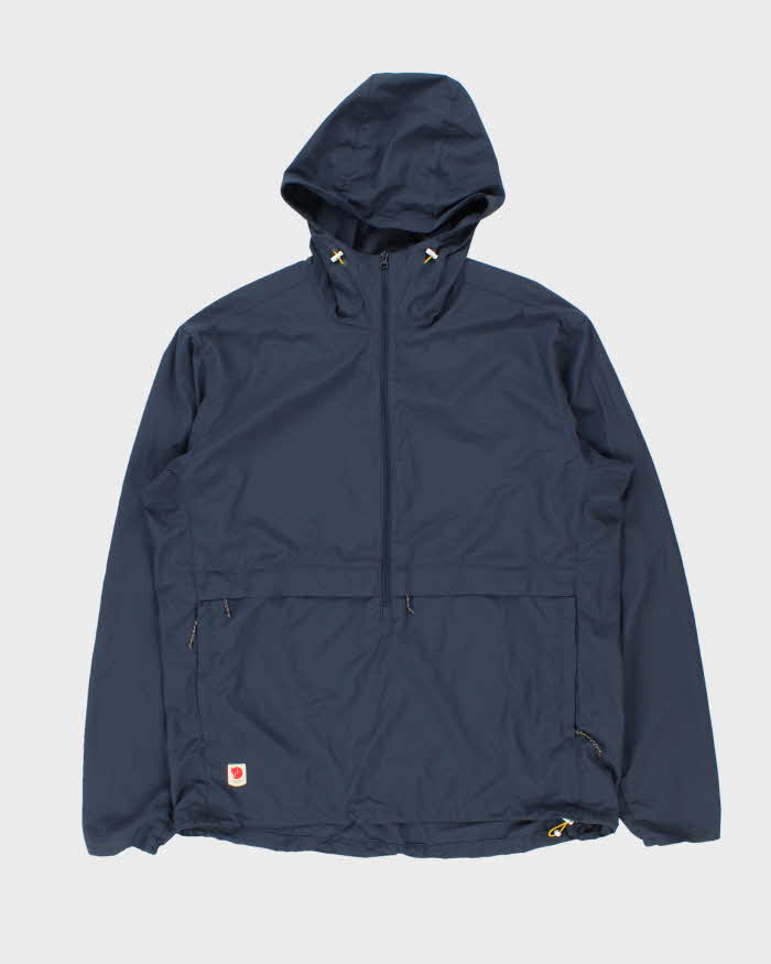 Fjall Raven Hooded Quarter-zip Lightweight Waterproof Jacket - L