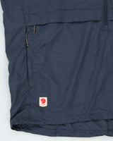 Fjall Raven Hooded Quarter-zip Lightweight Waterproof Jacket - L