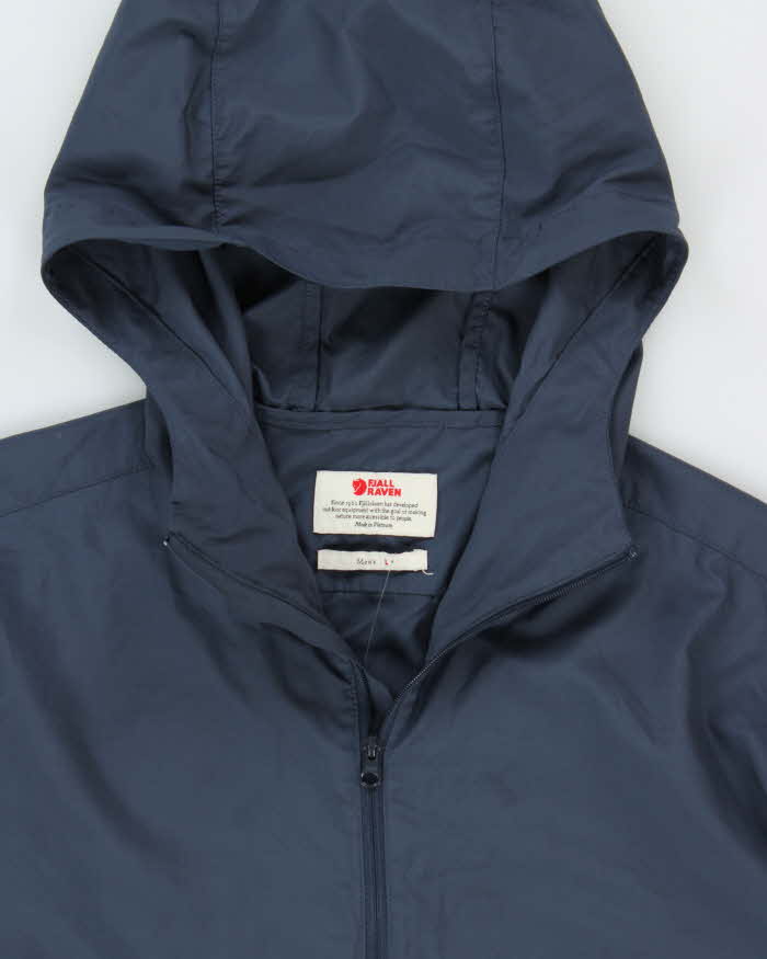 Fjall Raven Hooded Quarter-zip Lightweight Waterproof Jacket - L
