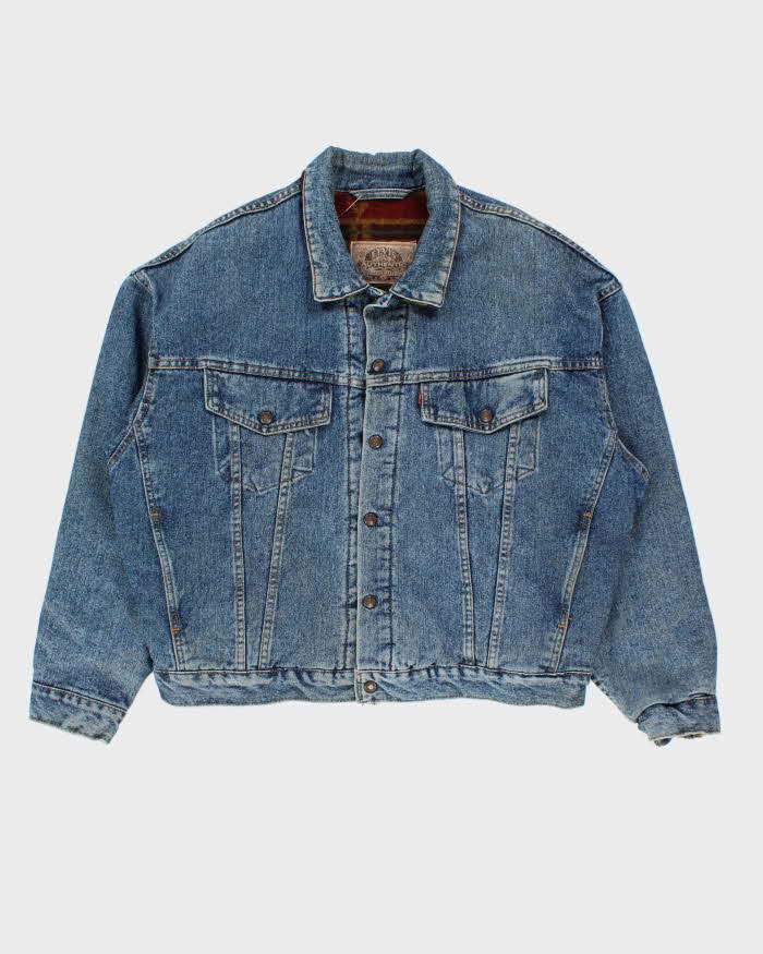 Vintage Levi's Blanket Lined Denim Jacket - L
