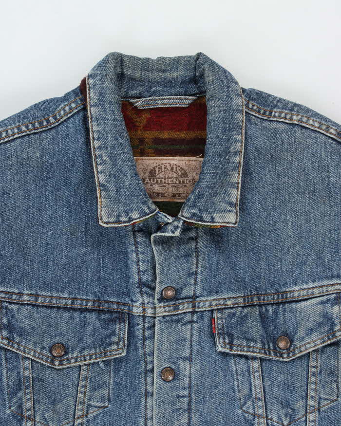 Vintage Levi's Blanket Lined Denim Jacket - L