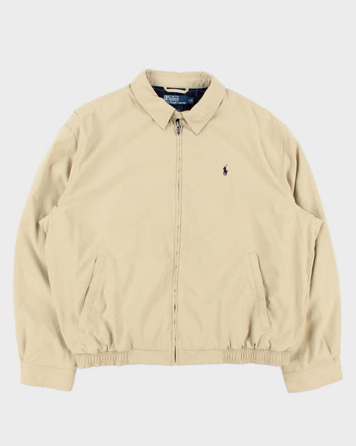Vintage 00s Polo Ralph Lauren Soft Shell Harrington Jacket - L