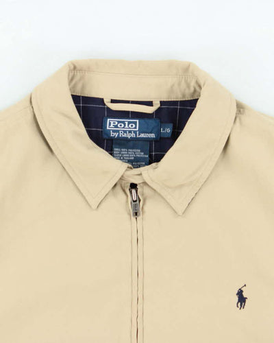 Vintage 00s Polo Ralph Lauren Soft Shell Harrington Jacket - L