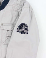 Vintage Y2K Guess Jeans Utility Style Moto Jacket - L