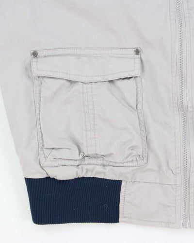 Vintage Y2K Guess Jeans Utility Style Moto Jacket - L