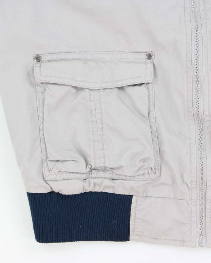 Vintage Y2K Guess Jeans Utility Style Moto Jacket - L