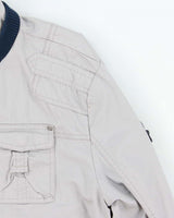 Vintage Y2K Guess Jeans Utility Style Moto Jacket - L